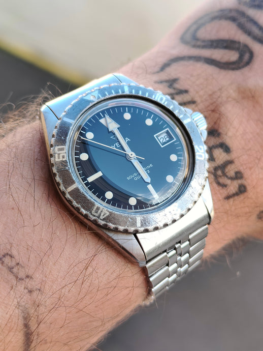 Yema sous Marine full acier - mamontrevintage