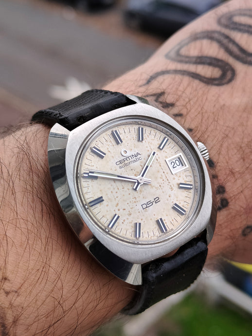 Certina DS2 Turtle full acier - mamontrevintage