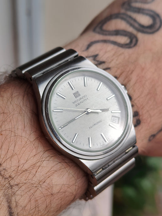 Movado Zenith XL Tronic full d'origine - mamontrevintage