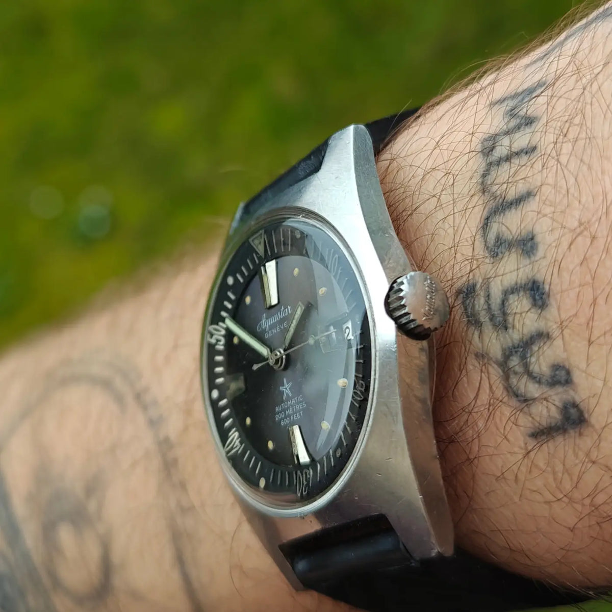 Aquastar 63 1701 Automatik-Taucheruhr — Archivfoto 5/9