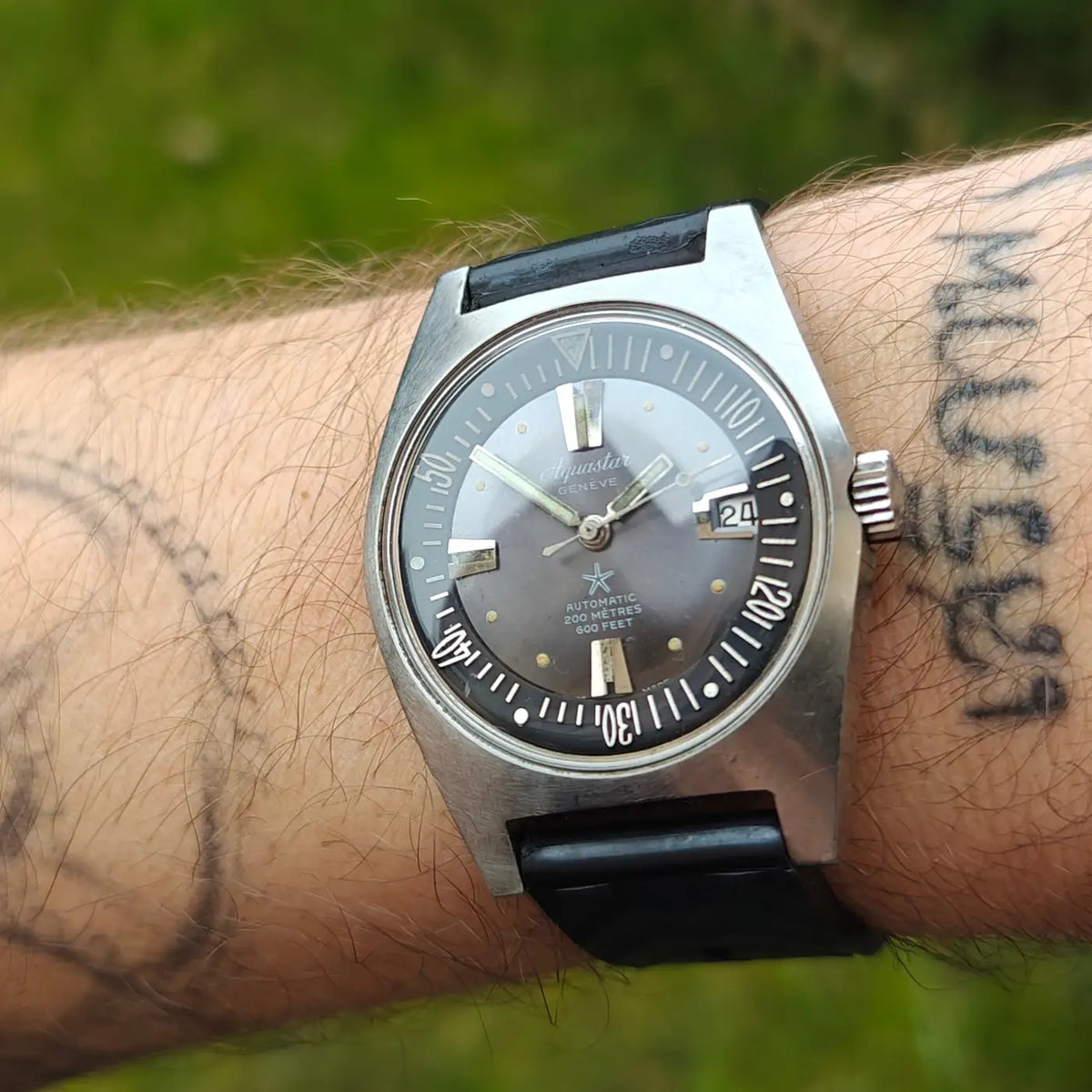 Aquastar 63 1701 Automatik-Taucheruhr — Archivfoto 4/9