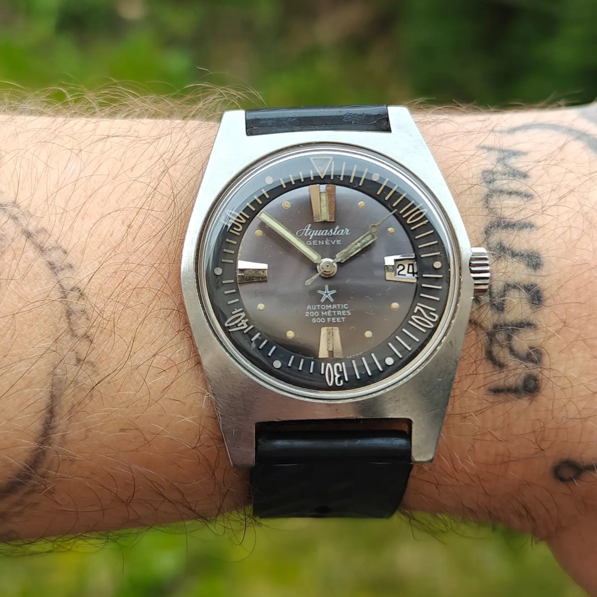 Aquastar 63 1701 Automatik-Taucheruhr — Archivfoto 3/9