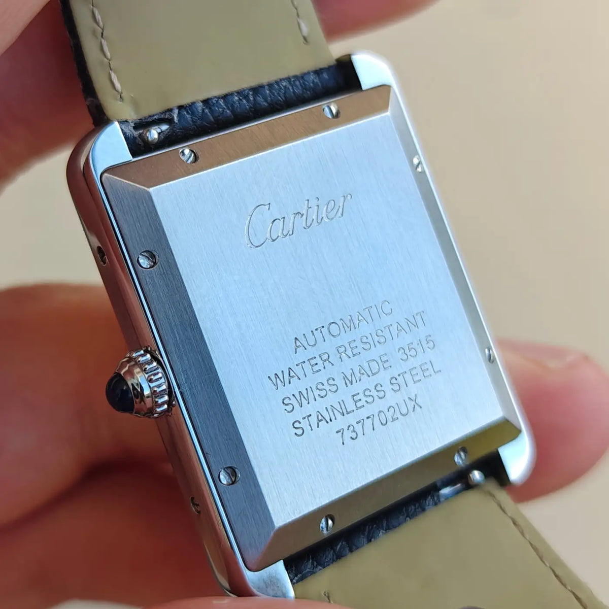 Cartier Tank Solo XL Automatik 3515 — Archivfoto 8/8