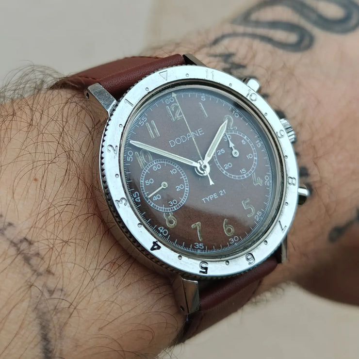 Chronographe Dodane type 21 flyback valjoux 231