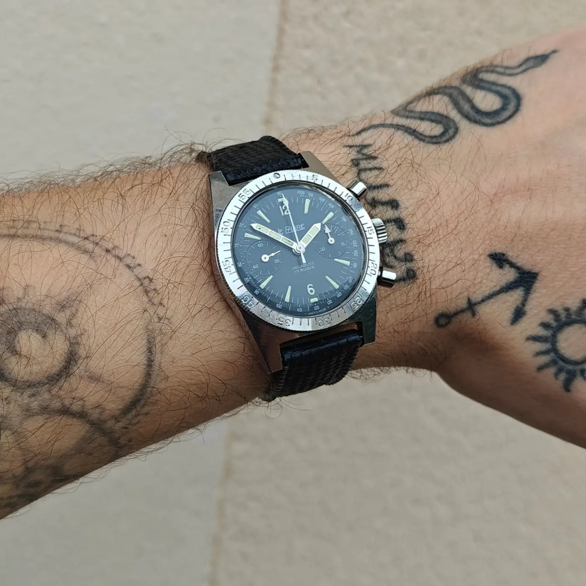 Le Phare Valjoux 92 Taucher-Chronograph — Archivfoto 7/9