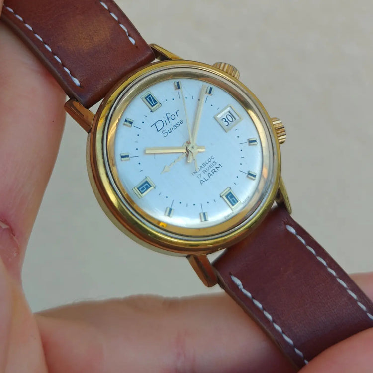 Difor Alarm mechanische Armbanduhr mit Wecker — Foto 10/10