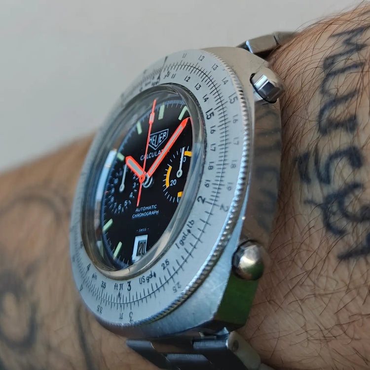 Heuer Calculator Chronograph Kaliber 12 Ref. 110.633 — Foto 6/11