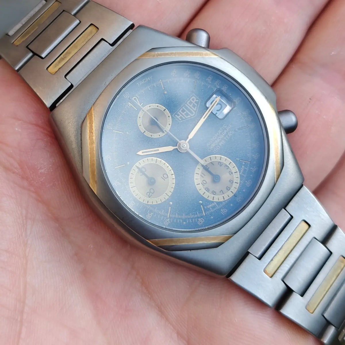 Heuer Titanium Automatik-Chronograph LWO 283 — Foto 7/10