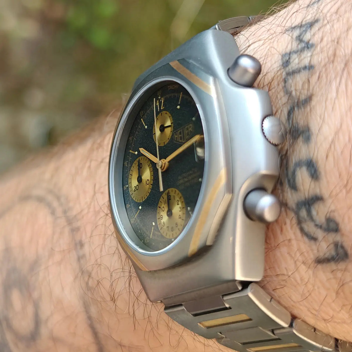 Heuer Titanium Automatik-Chronograph LWO 283 — Foto 5/10