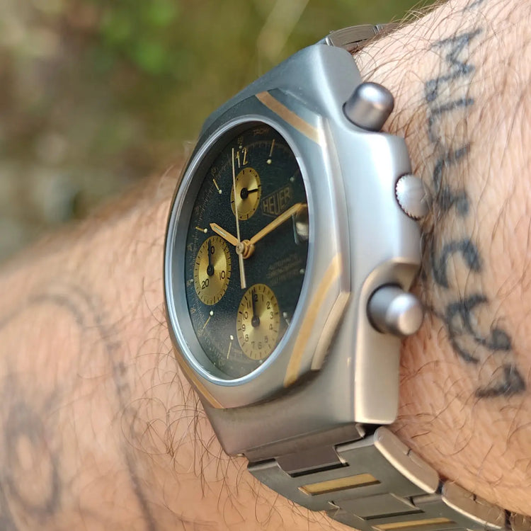 Heuer Titanium Automatik-Chronograph LWO 283 — Foto 5/10
