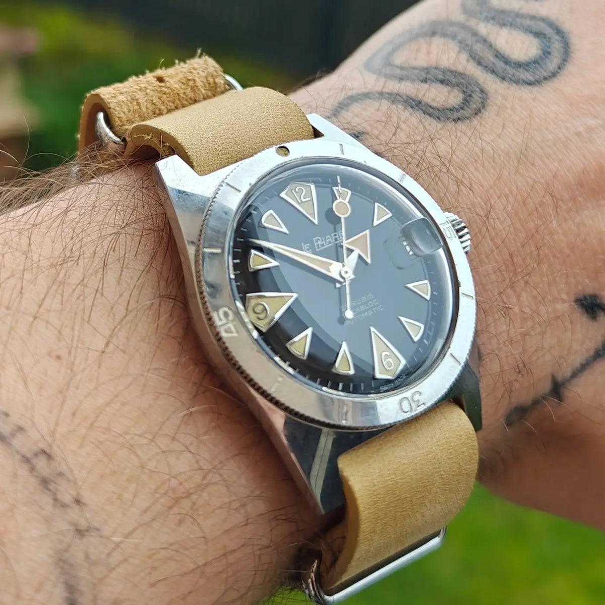 Le phare Skin Diver Automatik-Uhr — Archivfoto 6/10