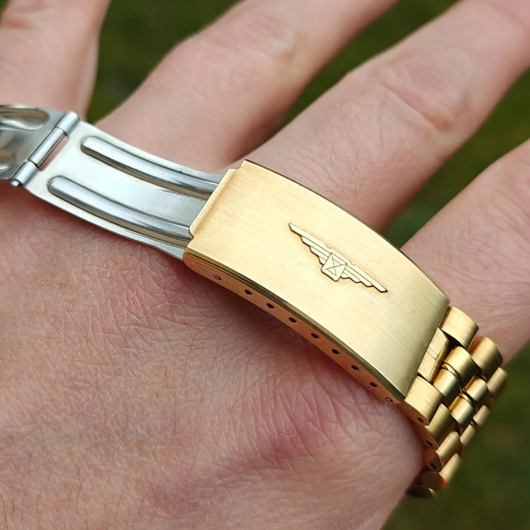 Longines mechanisch, Leinentextur-Zifferblatt — Archivfoto 9/9