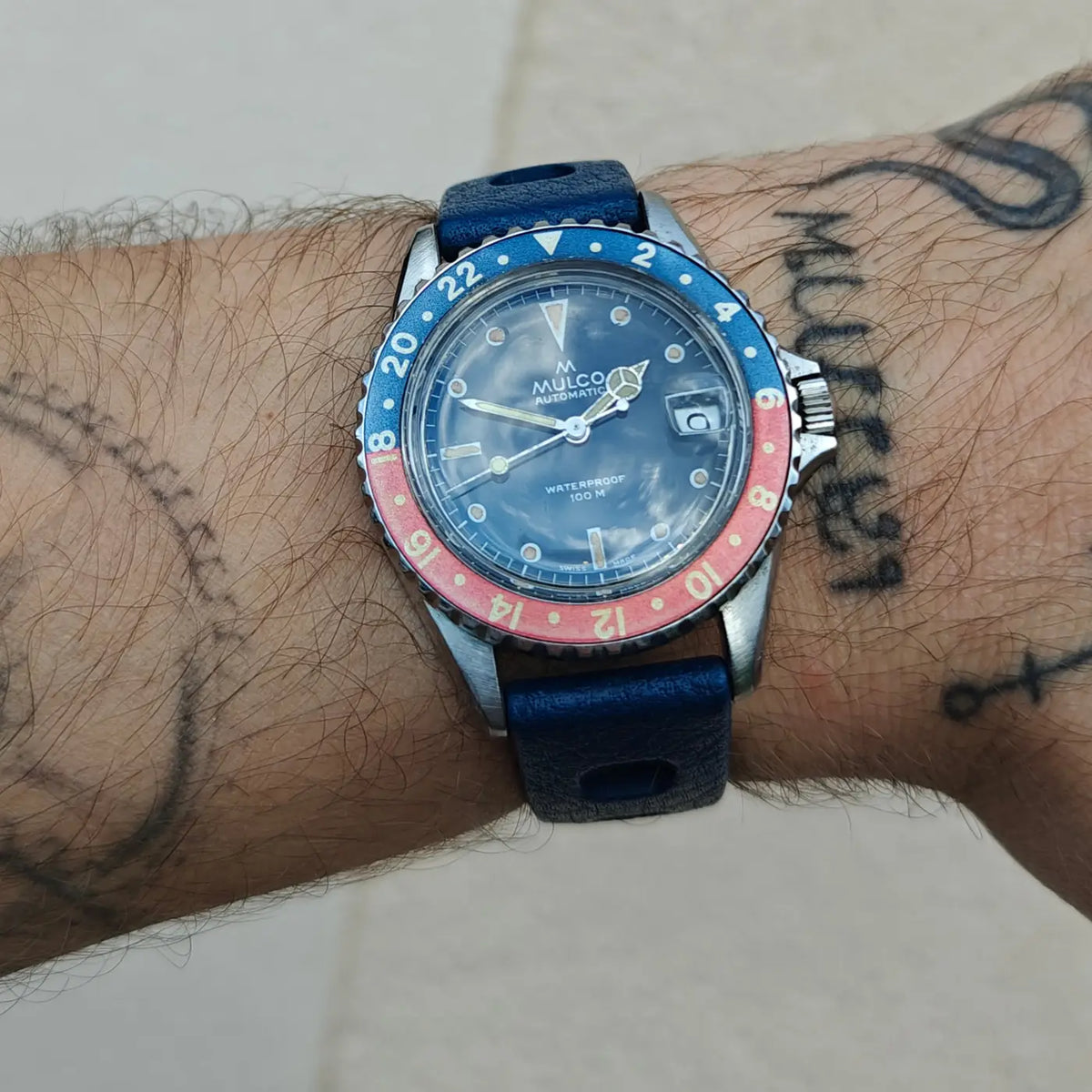 Mulco diver automatique Pepsi