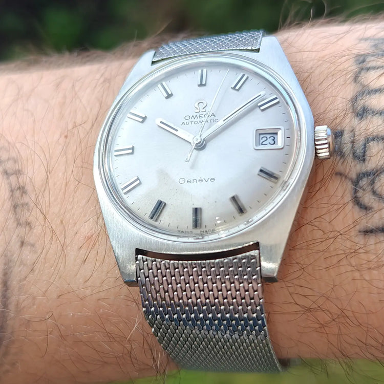Omega Genève Automatik komplett aus Stahl — Archivfoto 5/8