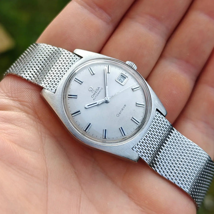 Omega Genève Automatik komplett aus Stahl — Archivfoto 7/8