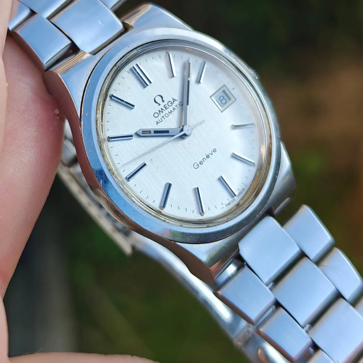 Omega Genève, komplett aus Stahl, Referenz 166.0174 — Archivfoto 10/10