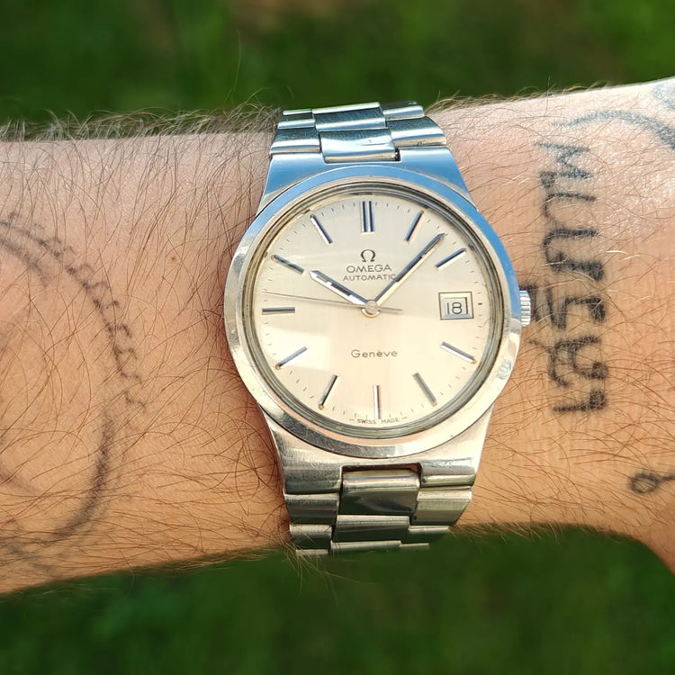 Omega Genève, komplett aus Stahl, Referenz 166.0174 — Archivfoto 2/10