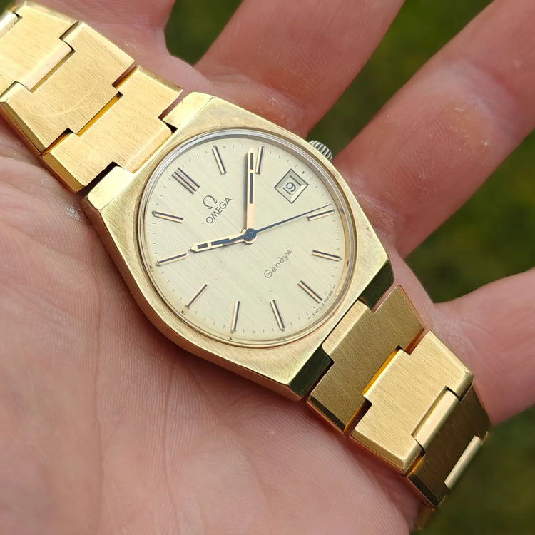 Omega Genève original vollvergoldet — Archivfoto 4/9