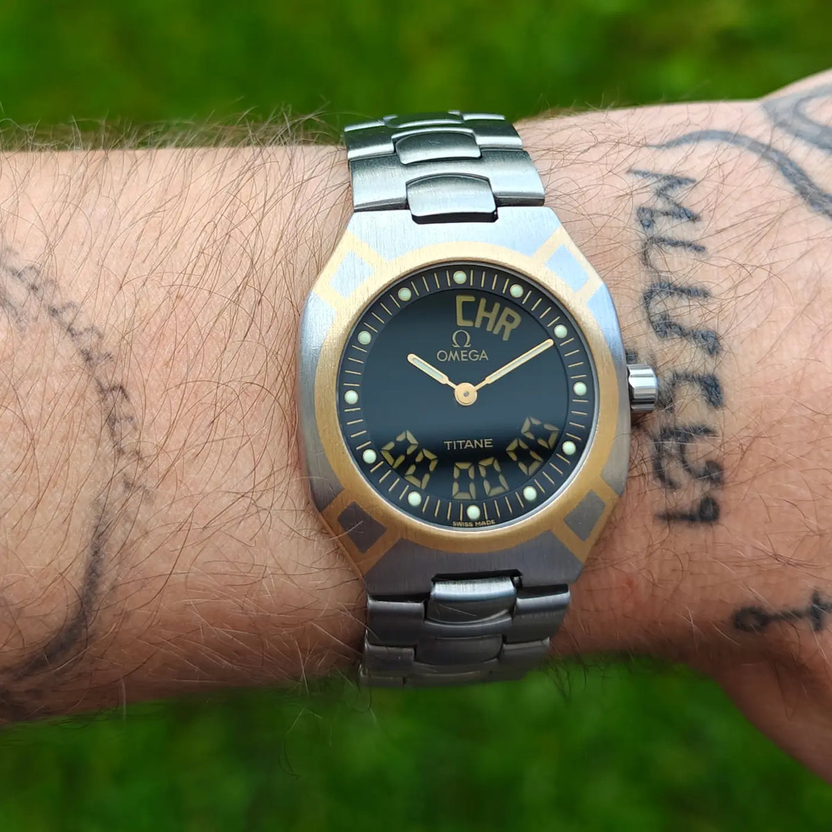 Omega Seamaster Polaris titane et or 1991