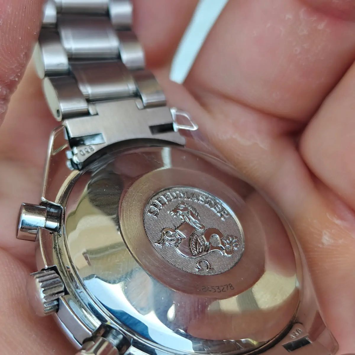 Omega Speedmaster Automatik 3523.80.00 blau — Archivfoto 9/10