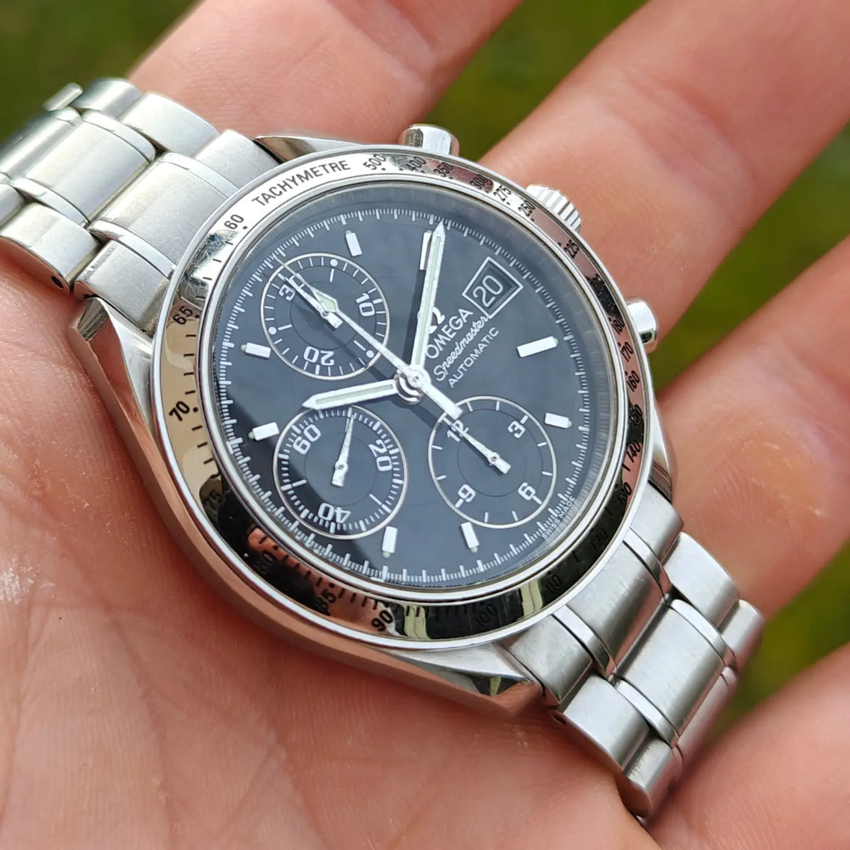 Omega Speedmaster Chronograph Datum — Archivfoto 7/12