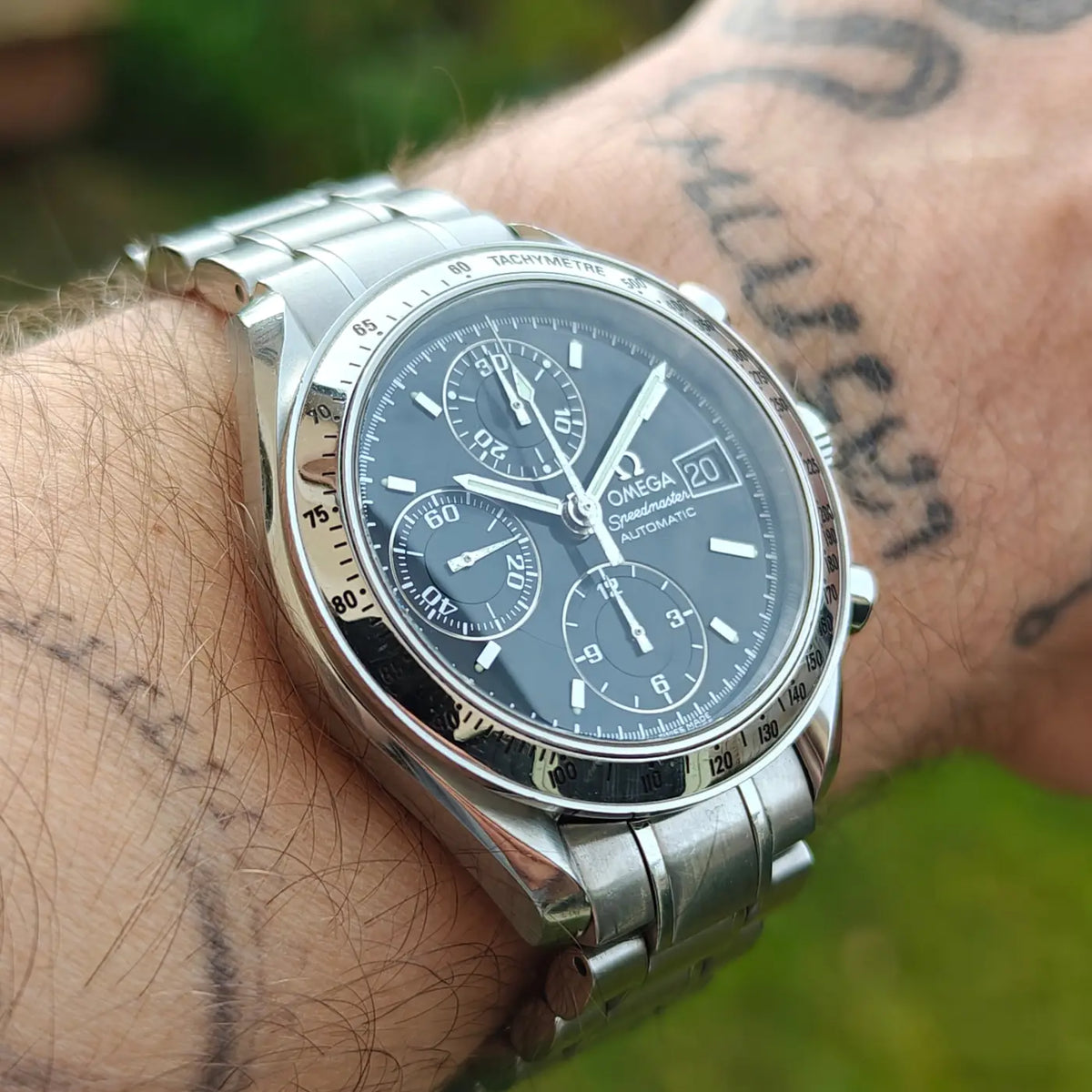 Omega Speedmaster Chronograph Datum — Archivfoto 2/12