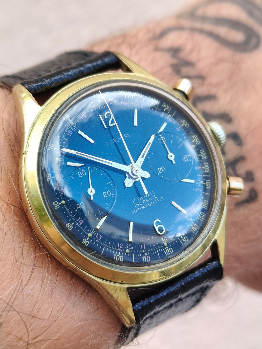 Chronographe Iaxa Landeron Gilt