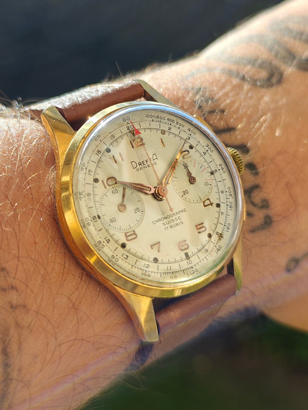 Chronographe Landeron 51 Dreffa