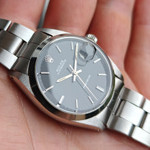 Charger l&#39;image dans la galerie, Rolex Oysterdate Précision 6694 black dial
