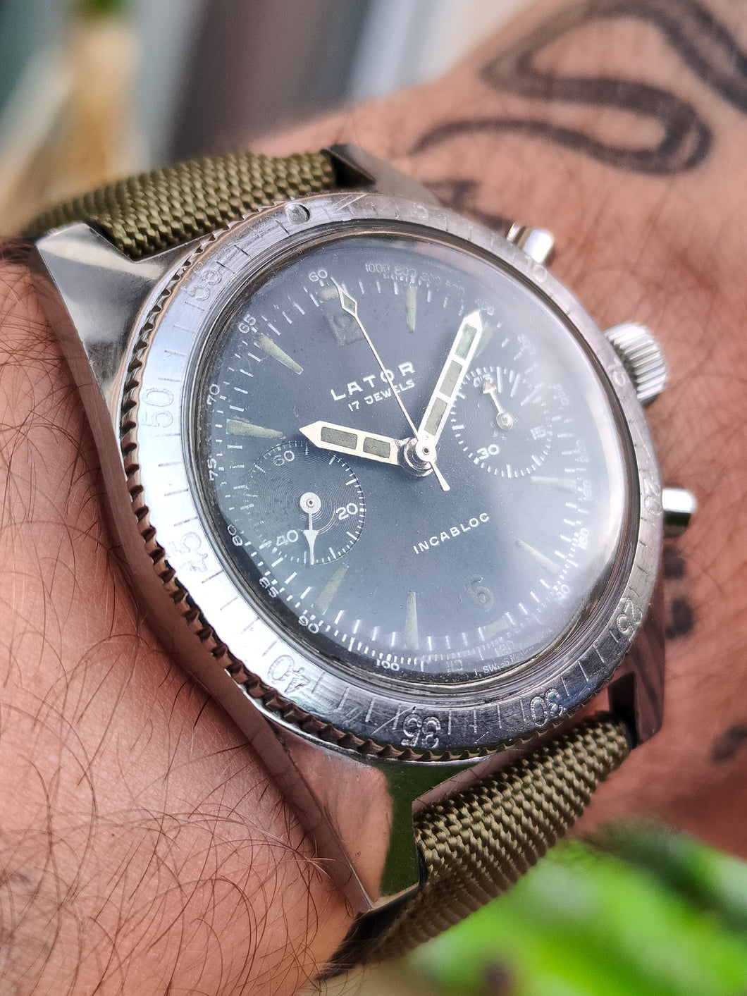 Chronographe de plongée Lator