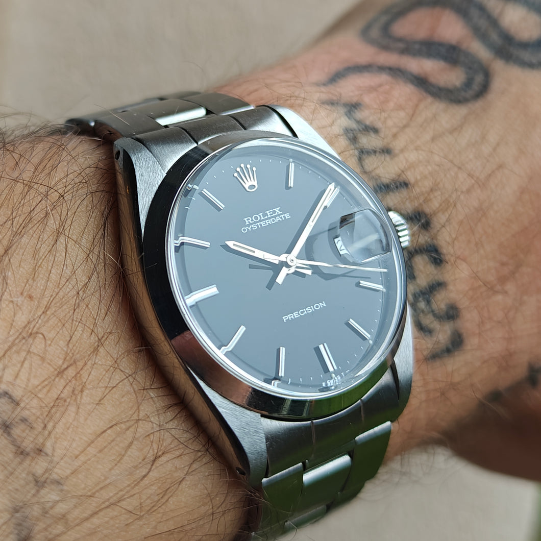 Rolex Oysterdate Précision 6694 black dial