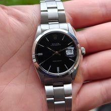 Charger l&#39;image dans la galerie, Rolex Oysterdate Précision 6694 black dial
