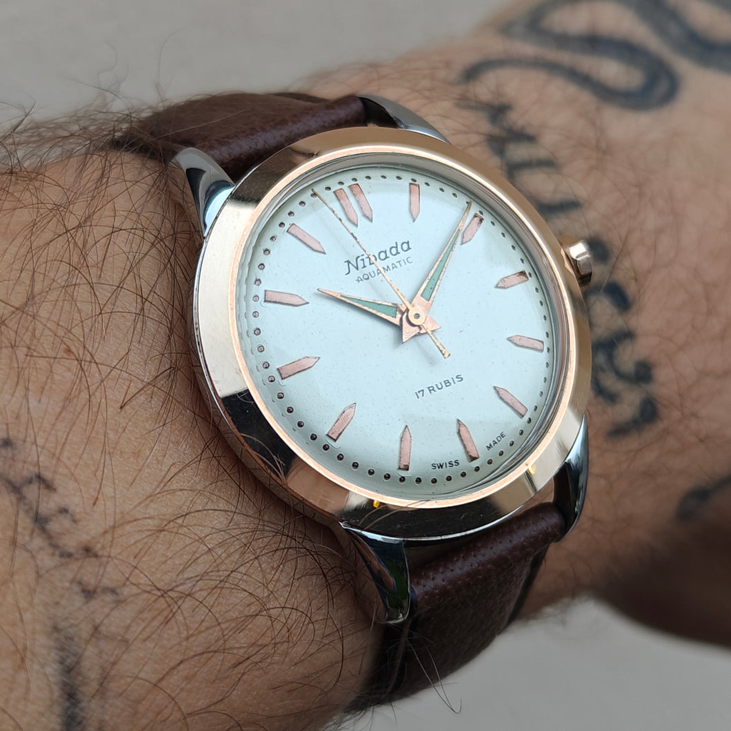 Nivada Aquamatic lunette or