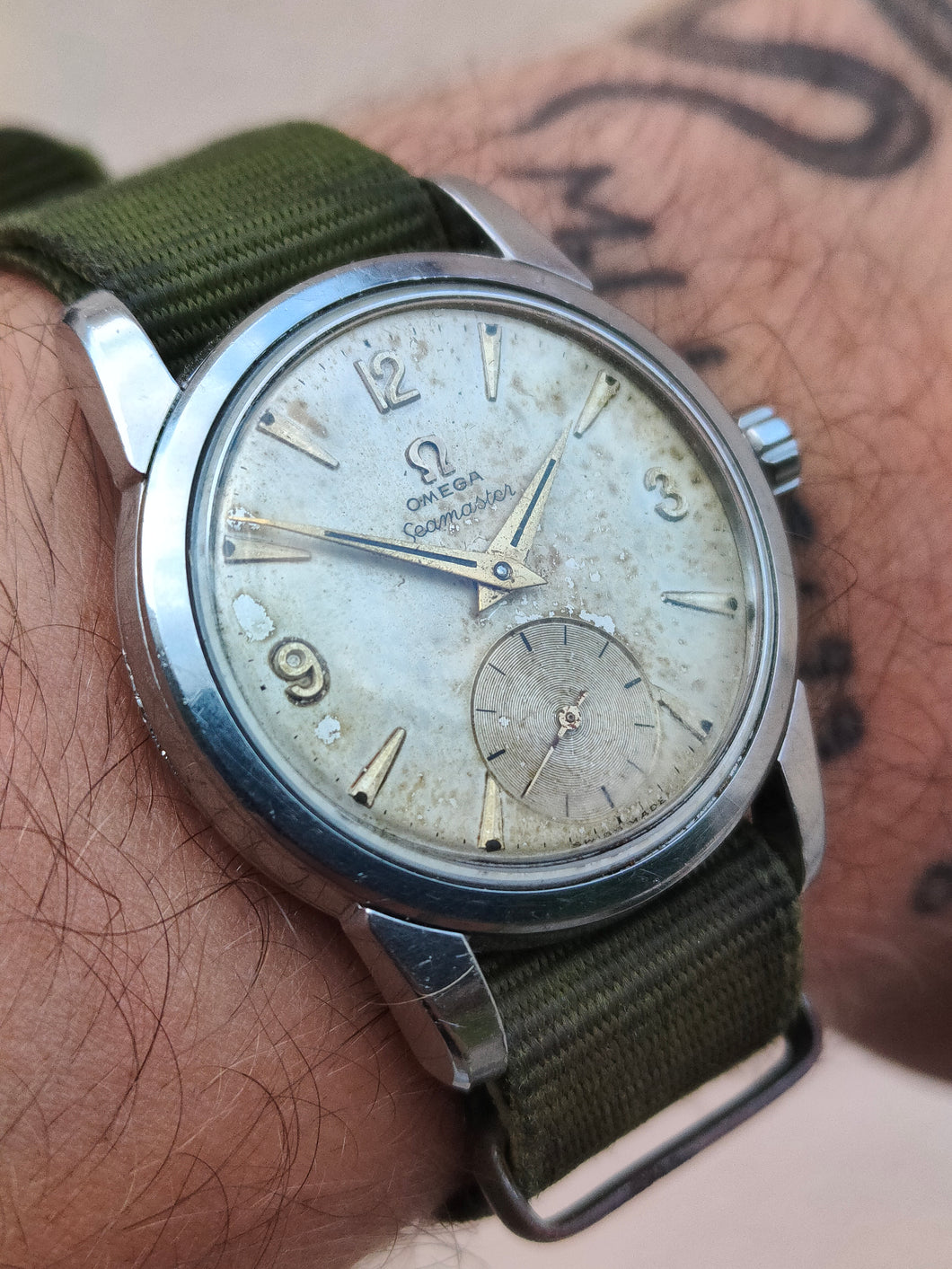 Omega Seamaster 410 2759-4  mécanique 1953