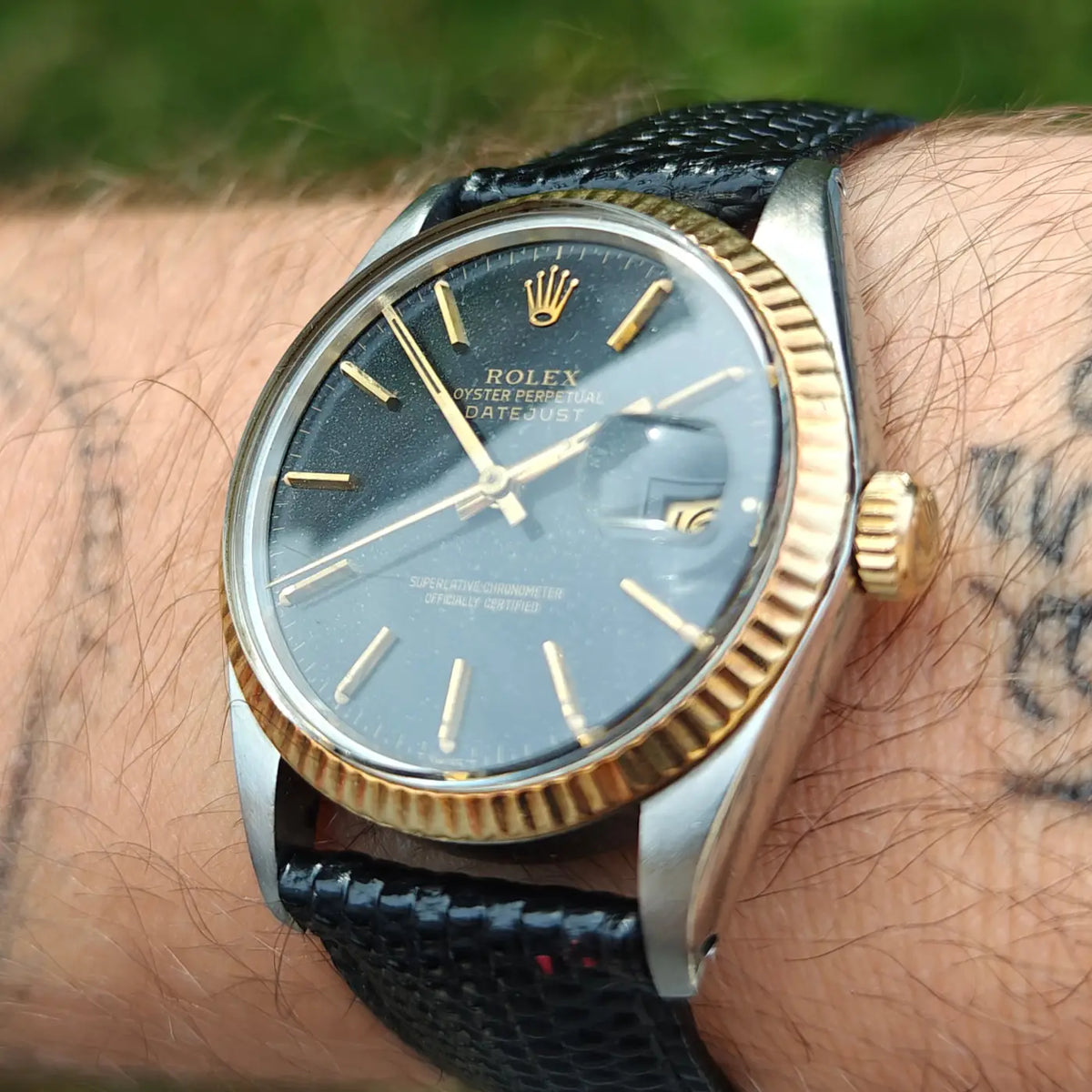 Rolex Datejust 16013 or/acier