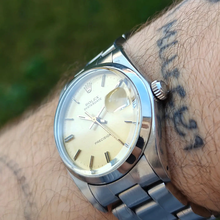 Rolex Oysterdate Precision 6694 Champagner — Archivfoto 3/9