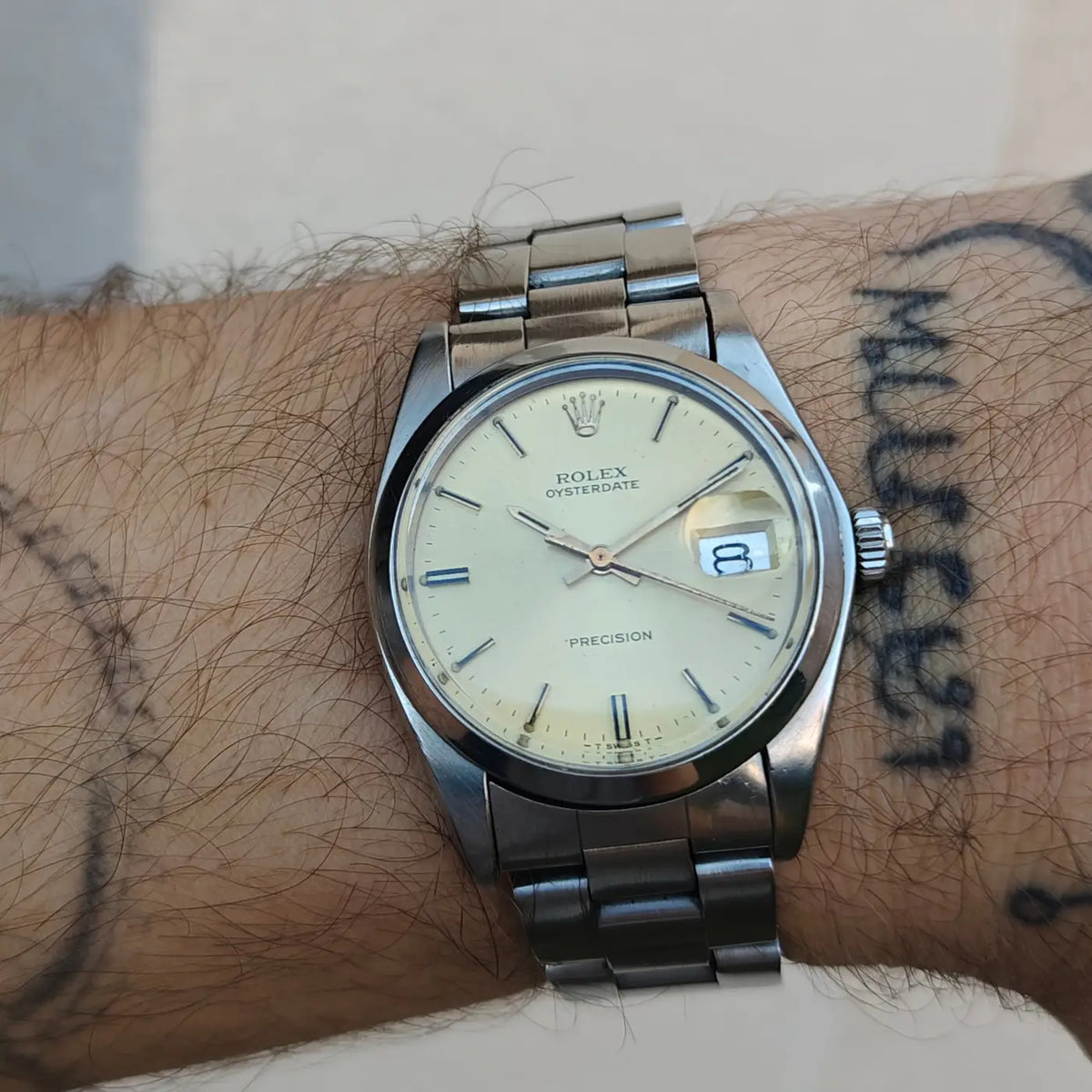 Rolex Oysterdate Precision 6694 Champagner — Archivfoto 2/9