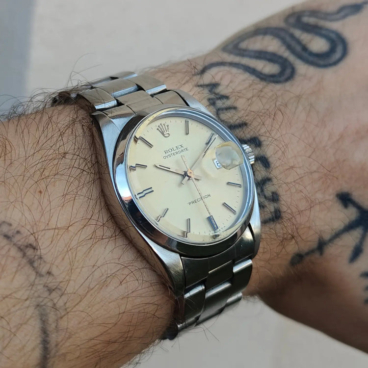 Rolex Oysterdate Precision 6694 Champagner — Archivfoto 5/9