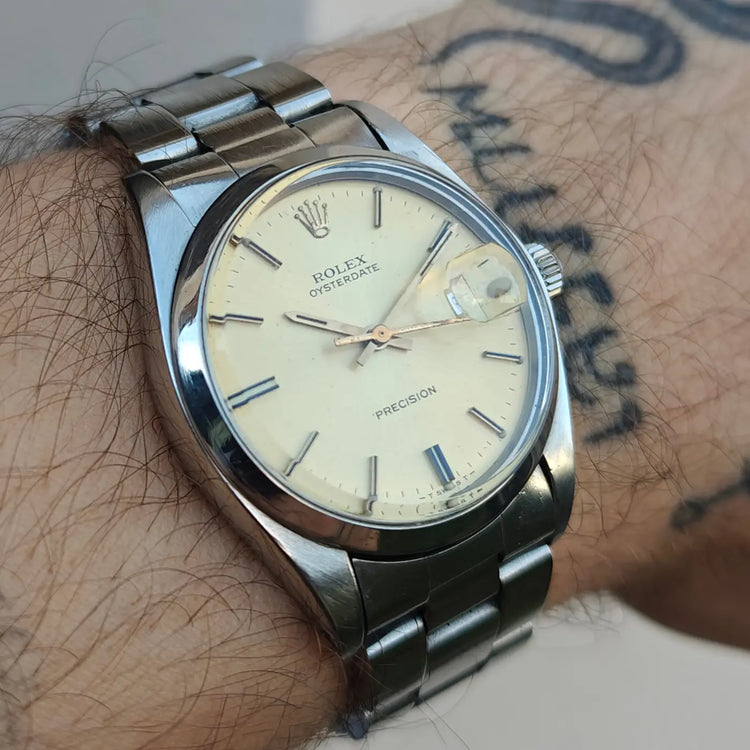 Rolex Oysterdate Precision 6694 Champagner — Archivfoto 1/9