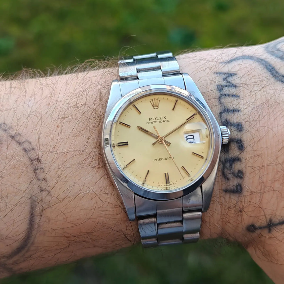 Rolex Oysterdate Precision 6694 Champagner — Archivfoto 4/9