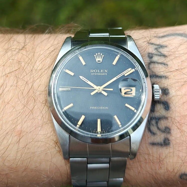 Rolex Oysterdate Précision 6694 gilt dial
