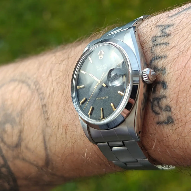 Rolex Oysterdate Précision 6694 gilt dial