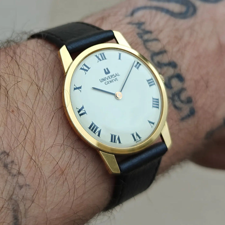 Universal Genève Ultra thin chiffres romains avec écrin Cal 42