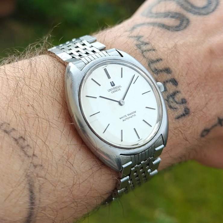 Universal Genève White shadow micro rotor ultra slim