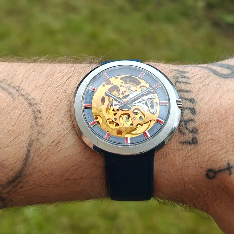 Vulcain Skeleton automatique 70’s